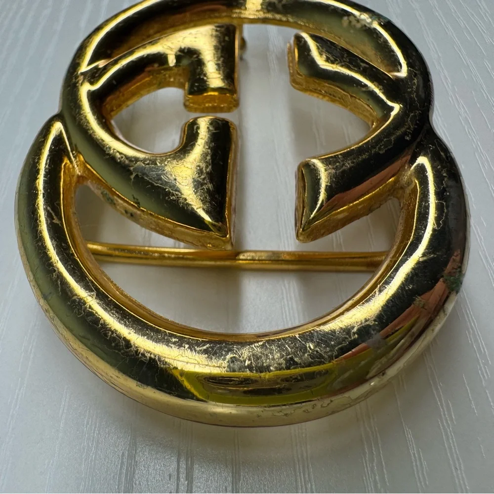 Gucci Authentic Vintage Interlocking Buckle